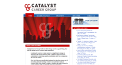 Desktop Screenshot of catalystcareergroup.com